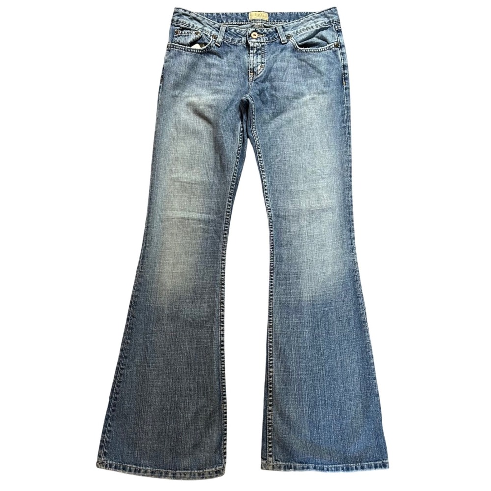 BKE Star Jeans Women 29x33.5 (Fits 32x33.5) Blue Medium Wash Straight Leg